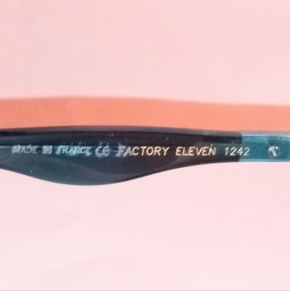 Rare ANNE ET VALENTIN Handmade Factory 11 Women's Dark Green Eyeglass Frame - Picture 6 of 9